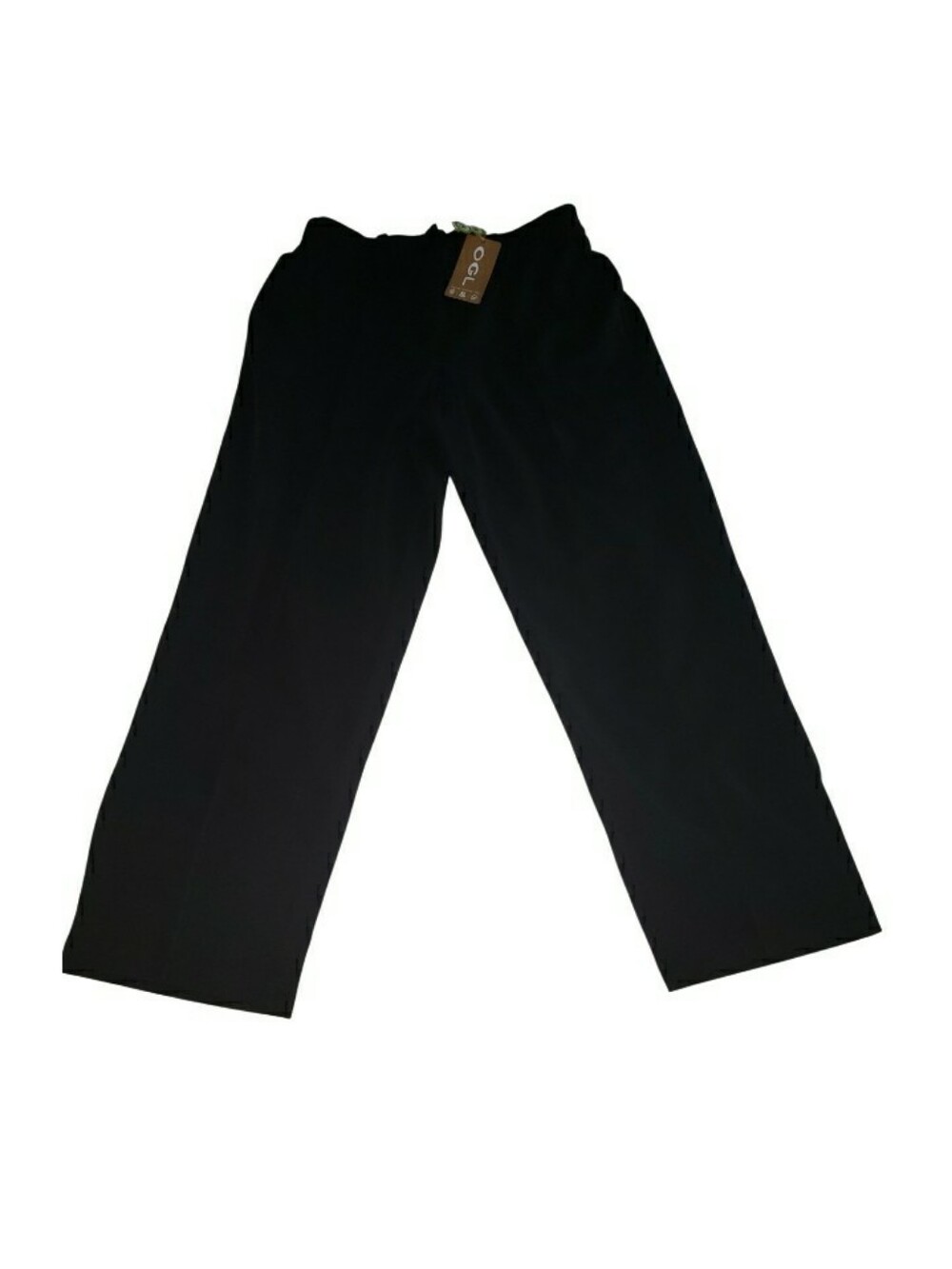 NWT OGL Modal Mid Rise Tapered Leg Pants With Pockets- M - Picture 3 of 5